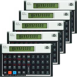 HP - 12C Platinum Financial Calculator HEWF2231AA - 5 Count