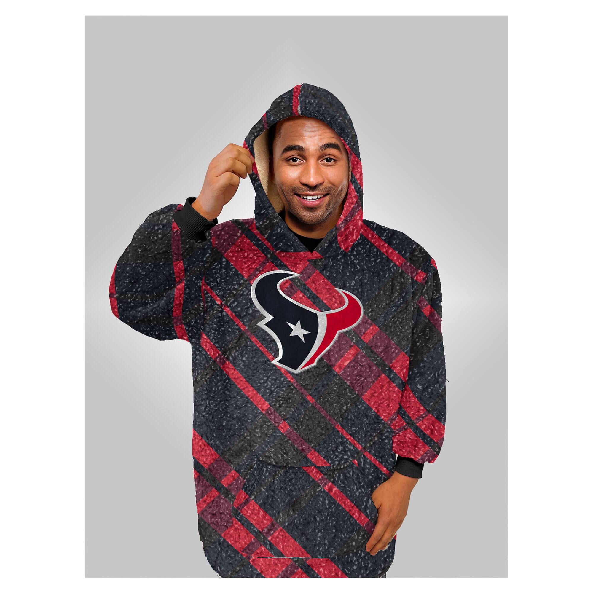 Alt View 1. Pegasus - 34" x 34" Digital Dash Sherpa Hooded Fan Cape - Multicolor.