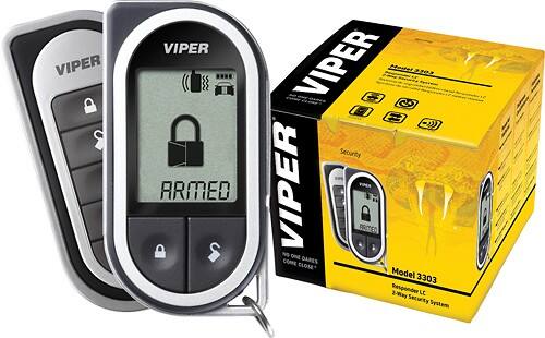Front Standard. Viper - Responder LC 2-Way Security System.