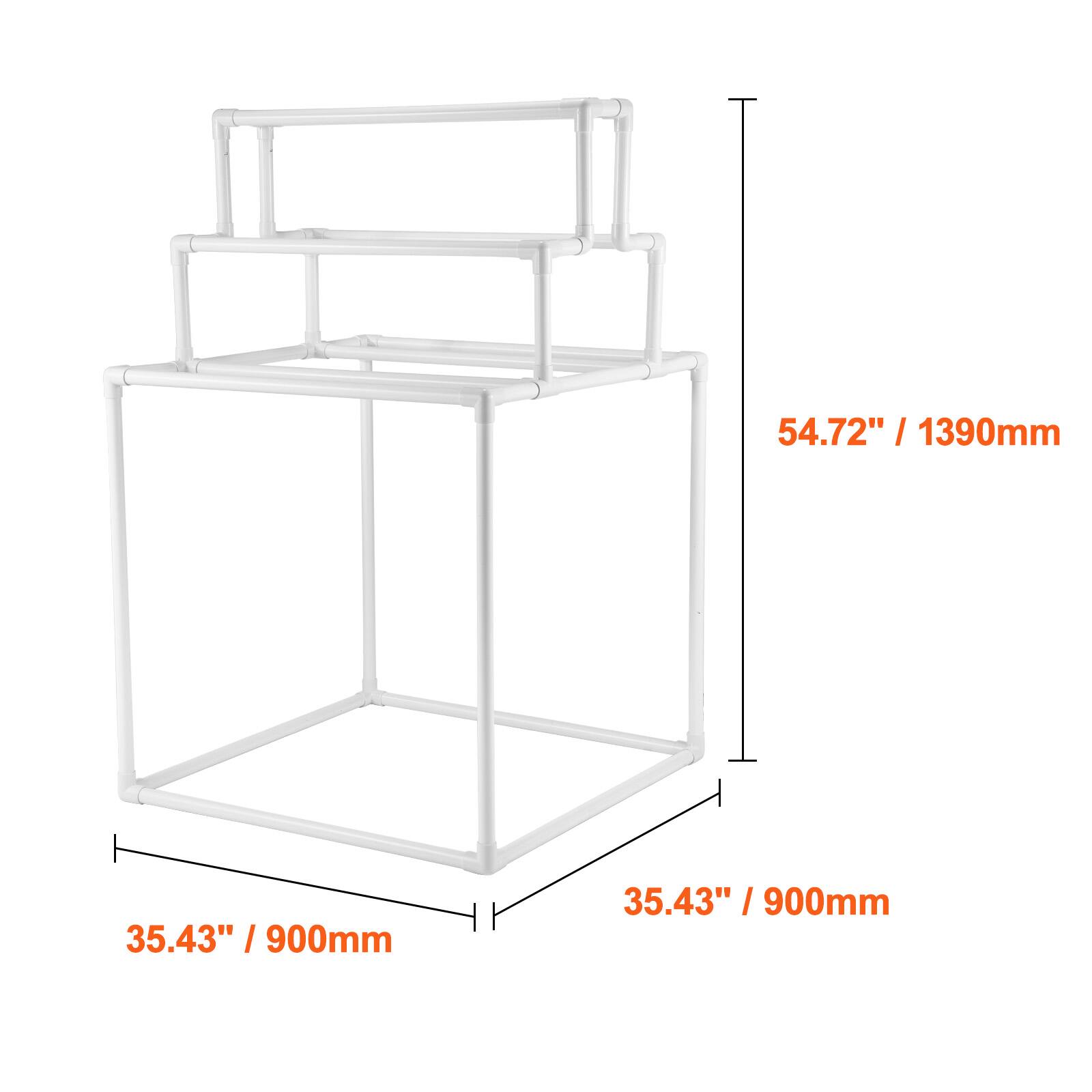 54.72" / 1390mm | 35.43" / 900mm | 5.43" / 138mm