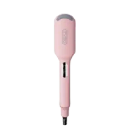 Front. TYMO - TYMO Rovy Compact Wave Curling Iron - Pink.