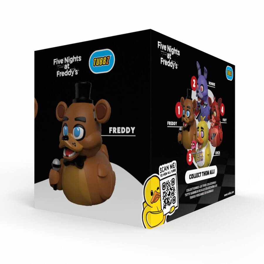 TUBBZ Foxy De Five Nights At Freddy's – Figura Coleccionable De Pato De Goma Disfrazado, Edición Caja
