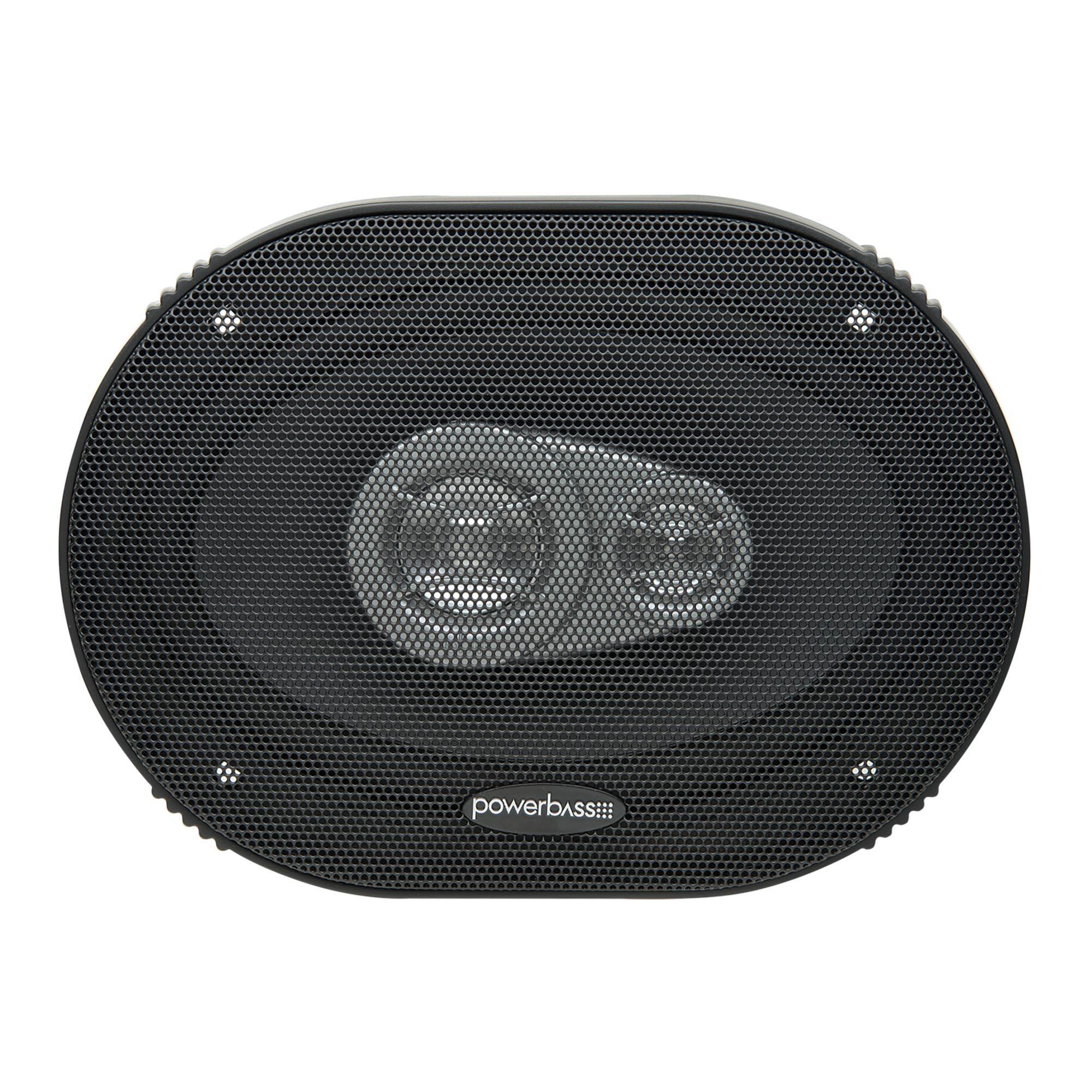 Alt View 2. Powerbass - PowerBass OE-693 - 6x9" 3-Way Speaker 2-Ohm - Pair - Black/Gray.