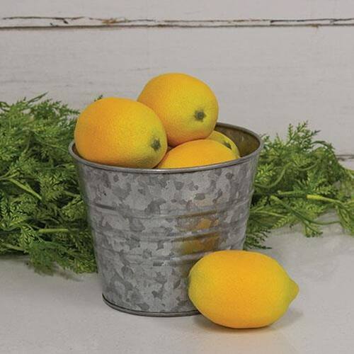 Angle. BreeBe - *6/Set Fresh Lemon Bowl Fillers - Yellow.