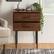 Alt View 13. Walker Edison - Contemporary 2-Drawer Nightstand - Dark Walnut.
