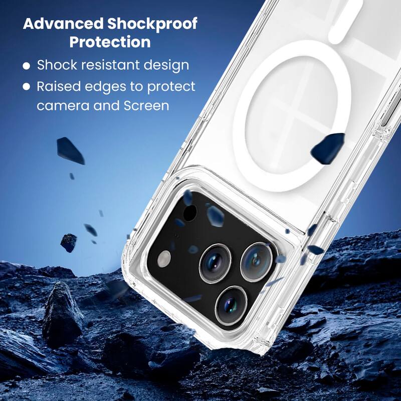 Advanced Shockproof Protection

- Shock resistant design
- Raised edges to protect camera and Screen