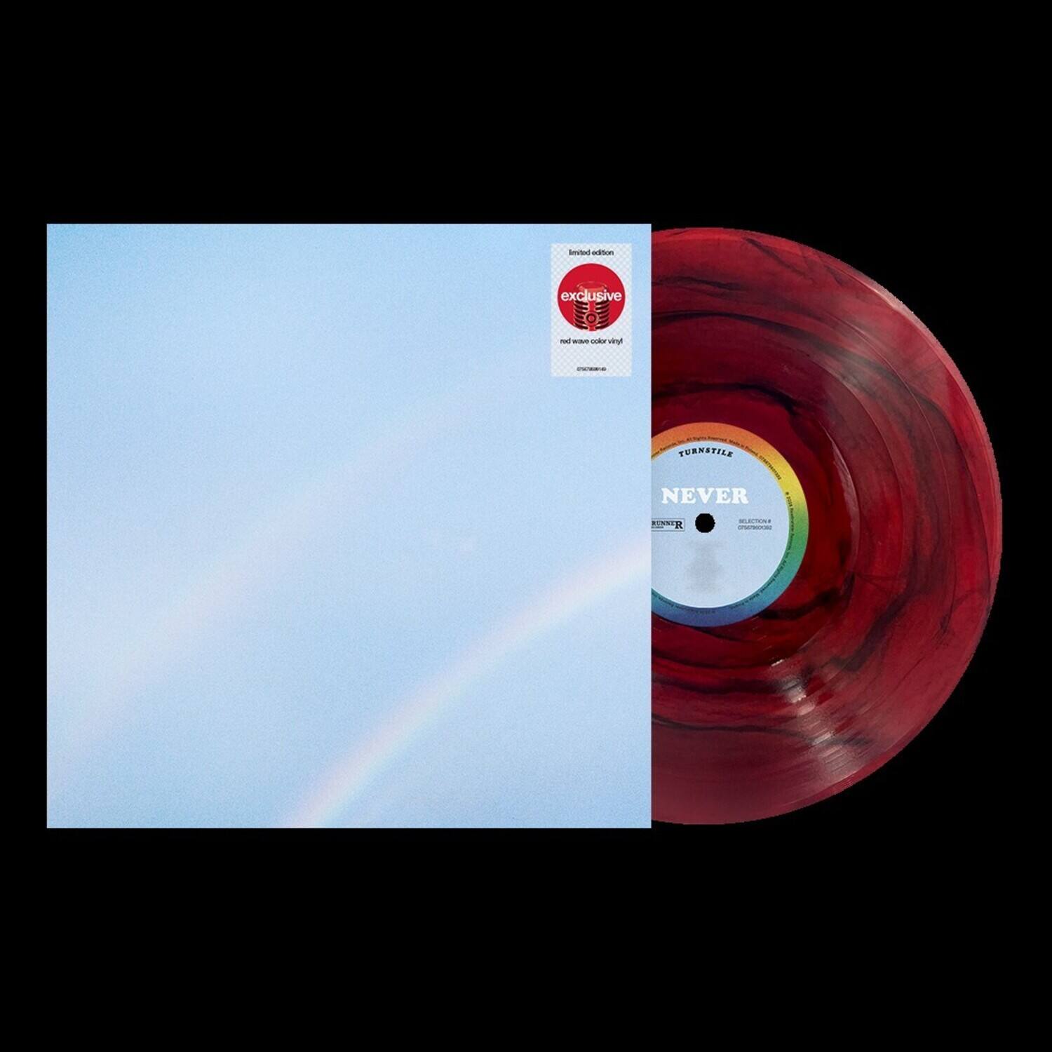Limited edition  
exclusive  
red wax color vinyl  
QUEDAS  
TURNSTILE  
NEVER  
EMP  
SELECTION