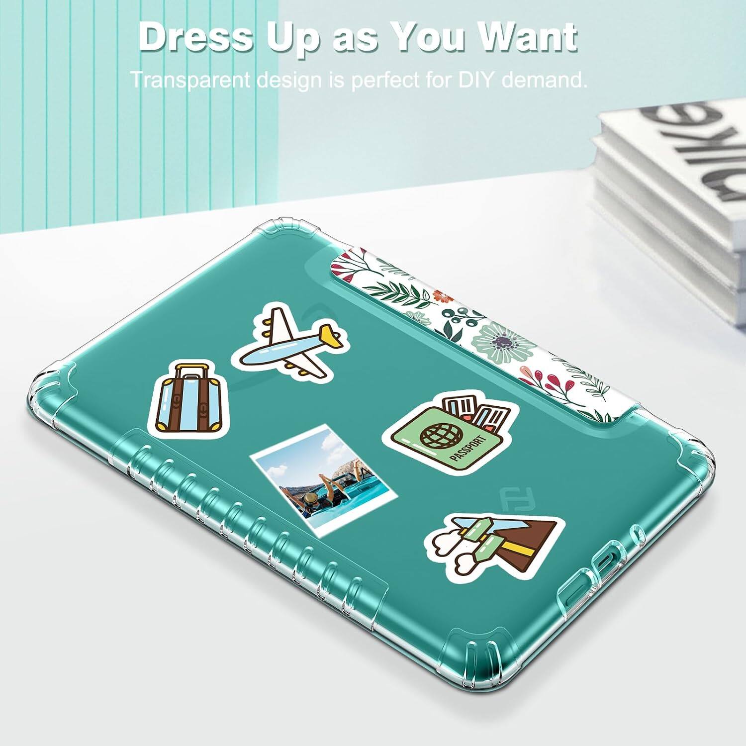 Dress Up as You Want  
Transparent design is perfect for DIY demand.