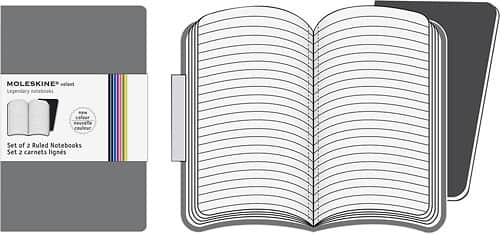 Front Standard. Moleskine - Volant Ruled Notebooks (2-Count).
