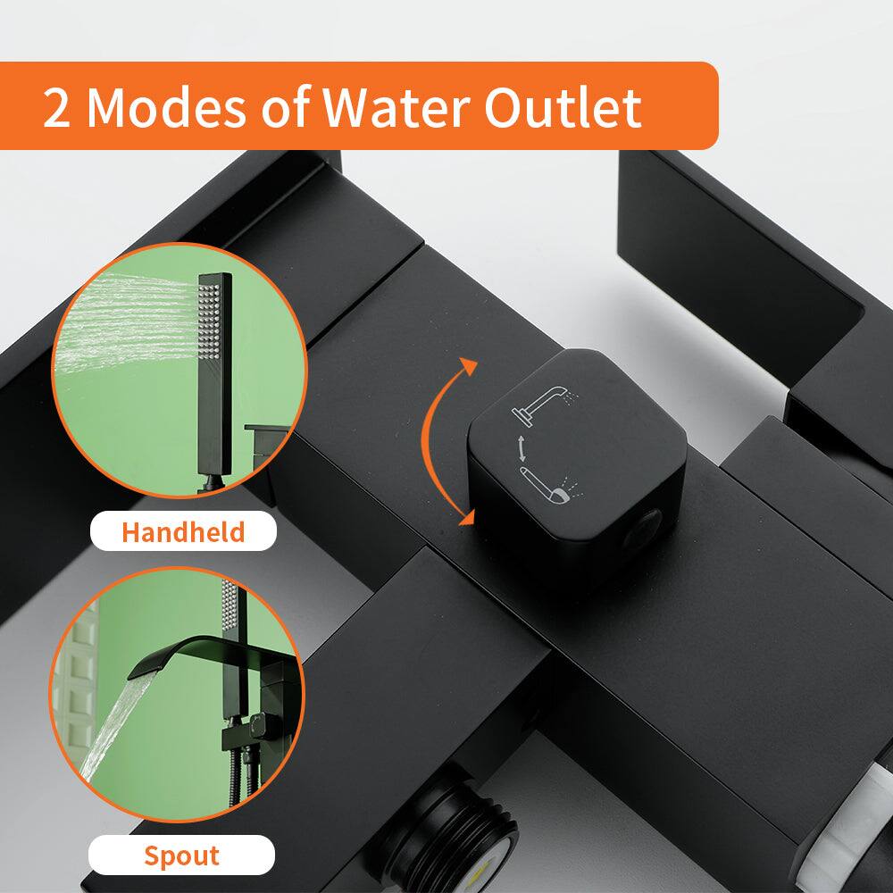 2 Modes of Water Outlet

- Handheld
- Spout