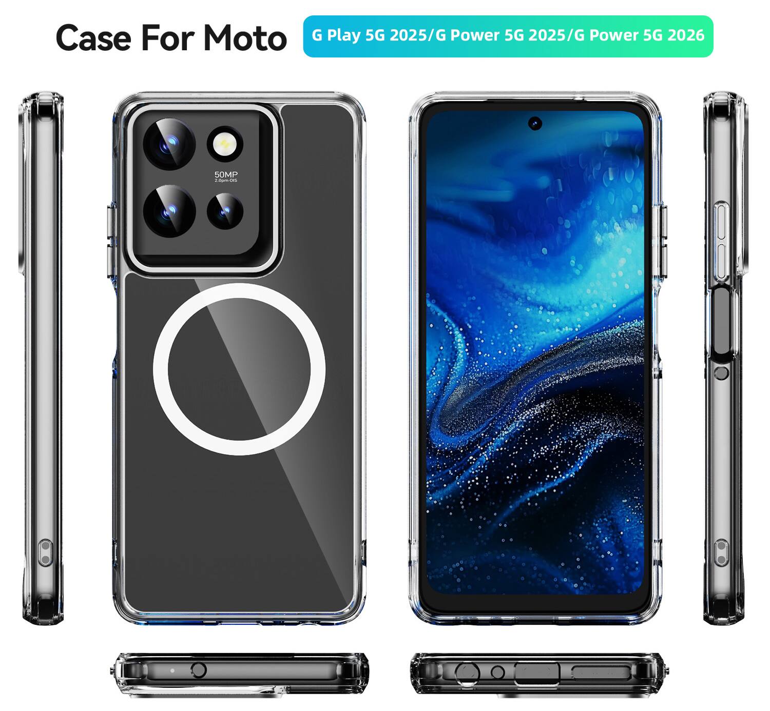 Case For Moto G Play 5G 2025/G Power 5G 2025/G Power 5G 2026  
50MP 2.0pm OFF