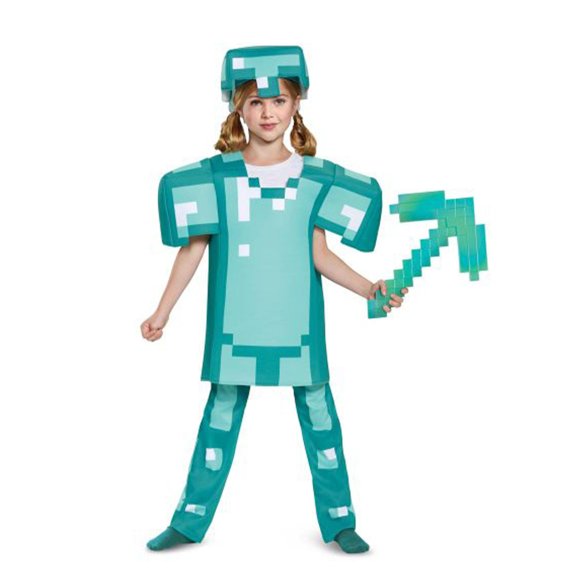 Alt View 1. Disguise - Minecraft Minecraft Diamond Pickaxe Costume Accessory - Blue.