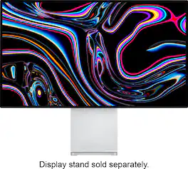 Apple - Pro Display XDR - Standard Glass (Thunderbolt) - Silver