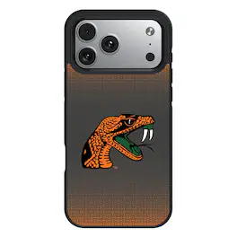 Keyscaper - NCAA - Florida A&M Rattlers Bump Case with 8.2ft Drop Protection - 17 Pro - Black