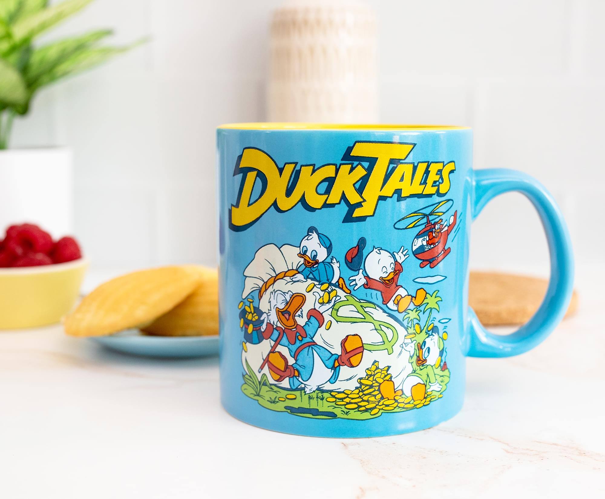 Alt View 10. Silver Buffalo - Disney DuckTales Money Bags Ceramic Mug | Holds 20 Ounces - Blue.
