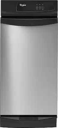 Front. Whirlpool - Gold 1.4 Cu. Ft. Built-in Trash Compactor - Stainless Steel.