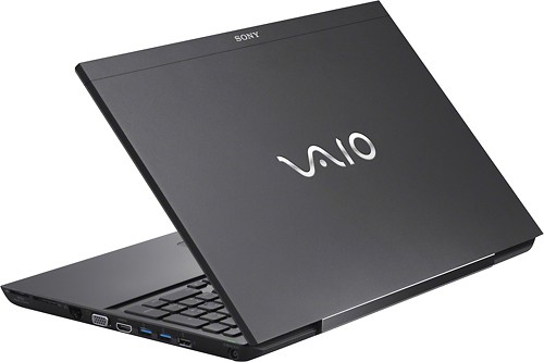Alt View Standard 1. Sony - VAIO S Series 15.5" Laptop - 8GB Memory - 750GB Hard Drive - Black.