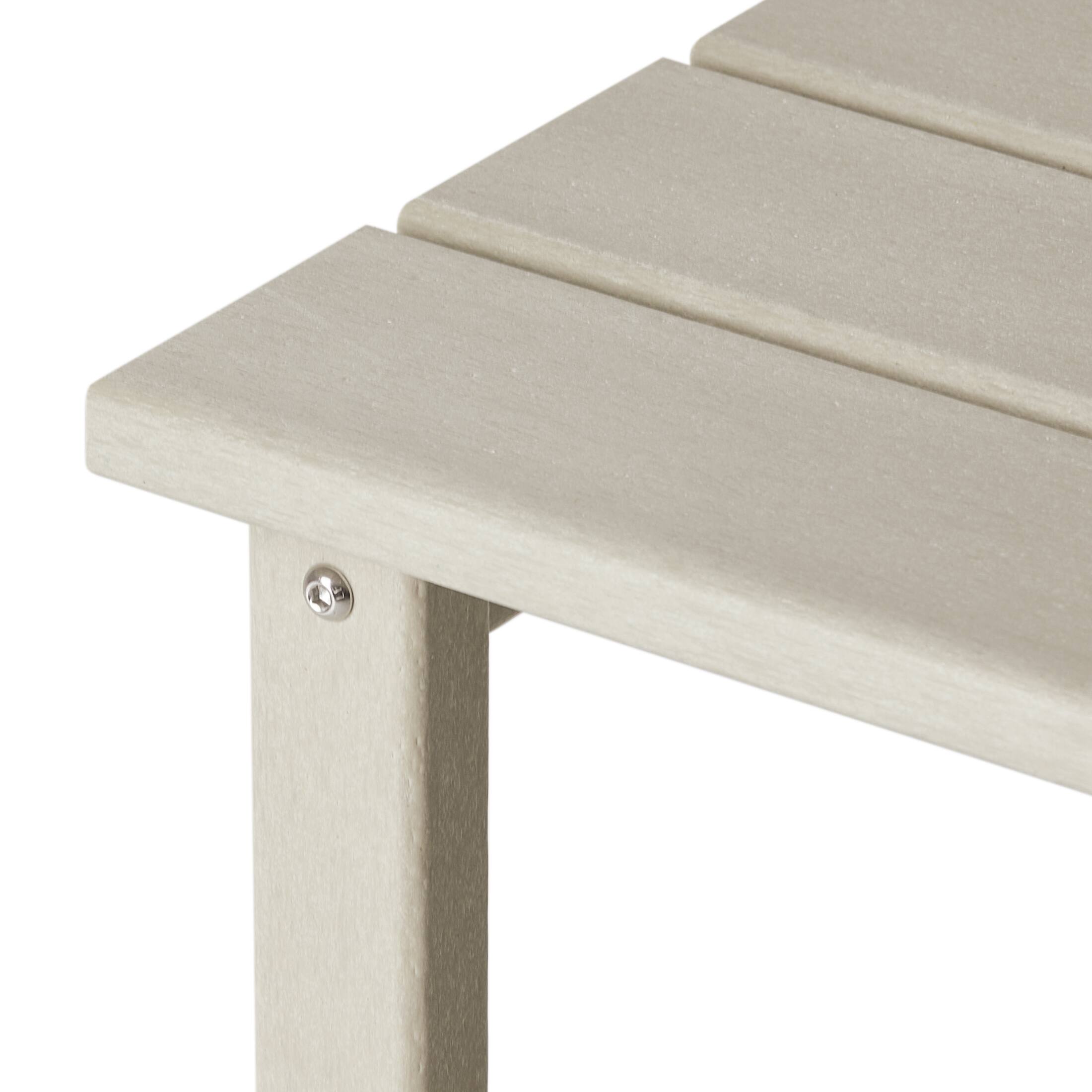 Alt View 4. WestinTrends - WestinTrends Malibu 14" square outdoor Side table for Adirondack chair - Sand.