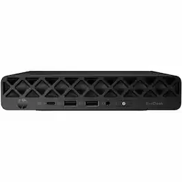 HP - ProDesk 4 G1i Desktop Computer - Intel Core Ultra 7 265T - vPro Technology - 16 GB - 512 GB SSD - Mini PC - Jack - Black