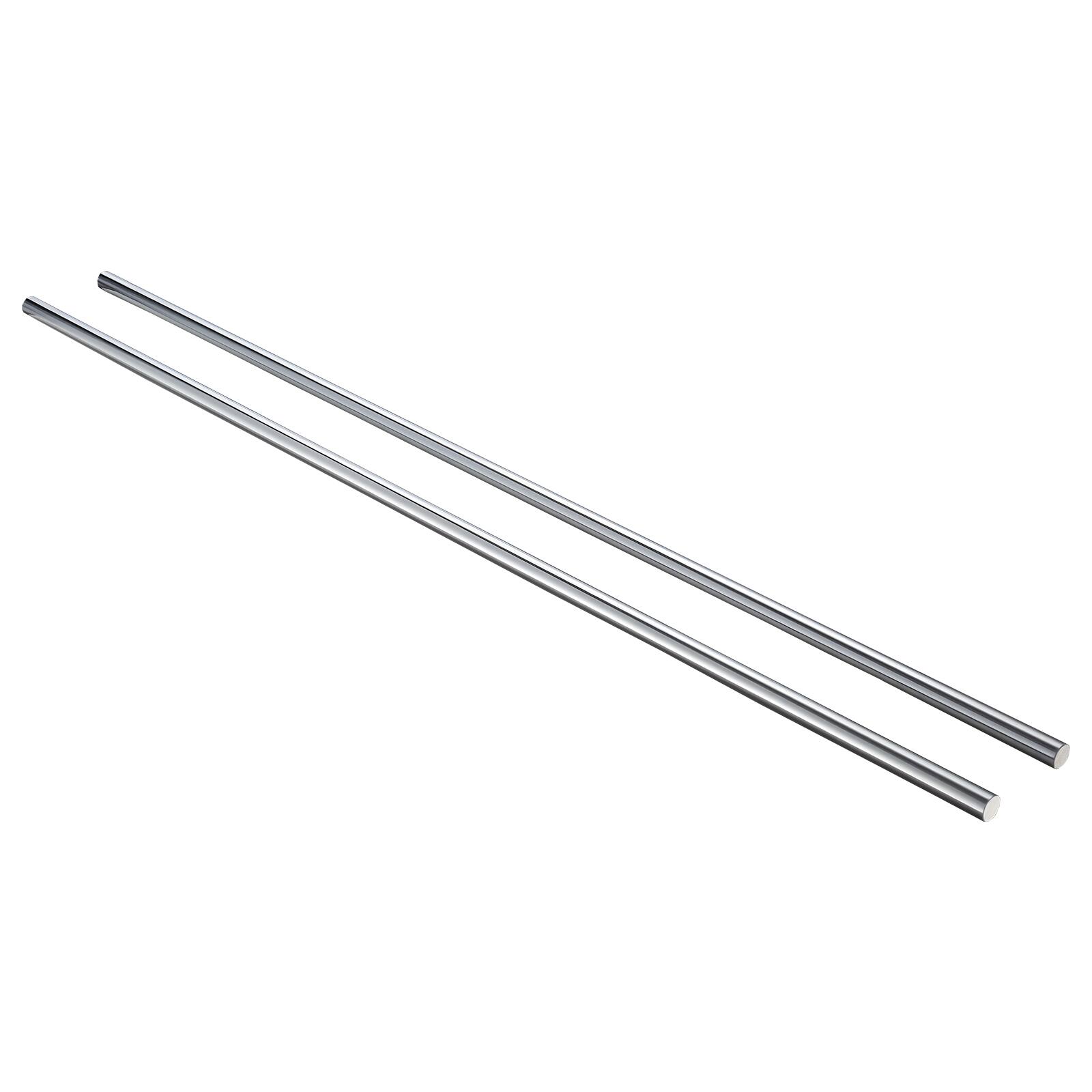 Alt View 5. VEVOR - 2PCS Linear Motion Rod, 20 mm x 1200 mm (0.79 x 47.24 in), SFC20 Carbon Steel Linear Rod Shaft - Silver.