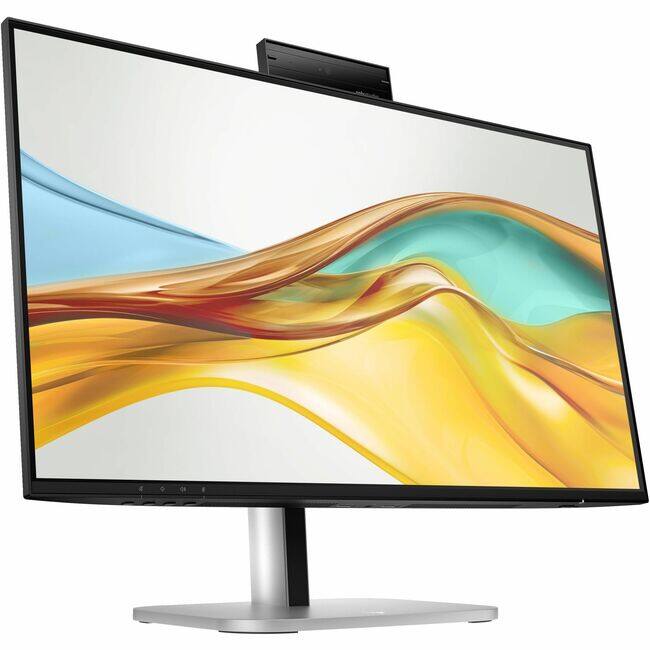 Front. HP - HP 524pm 24" Class Full HD LCD Monitor - 16:9 - 23.8" Viewable - 1920 x 1080 - USB Type-C - Black.