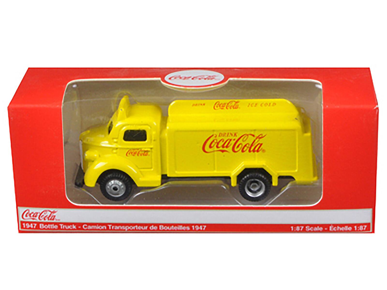 Coca-Cola ICE COLD Coca-Cola DRINK Coca-Cola 1947 Bottle Truck - Camion Transporteur de Bouteilles 1947 1:87 Scale - Échelle 1:87