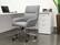Alt View 13. OSP Home Furnishings - Modern Scoop Office Chair - Charcoal.