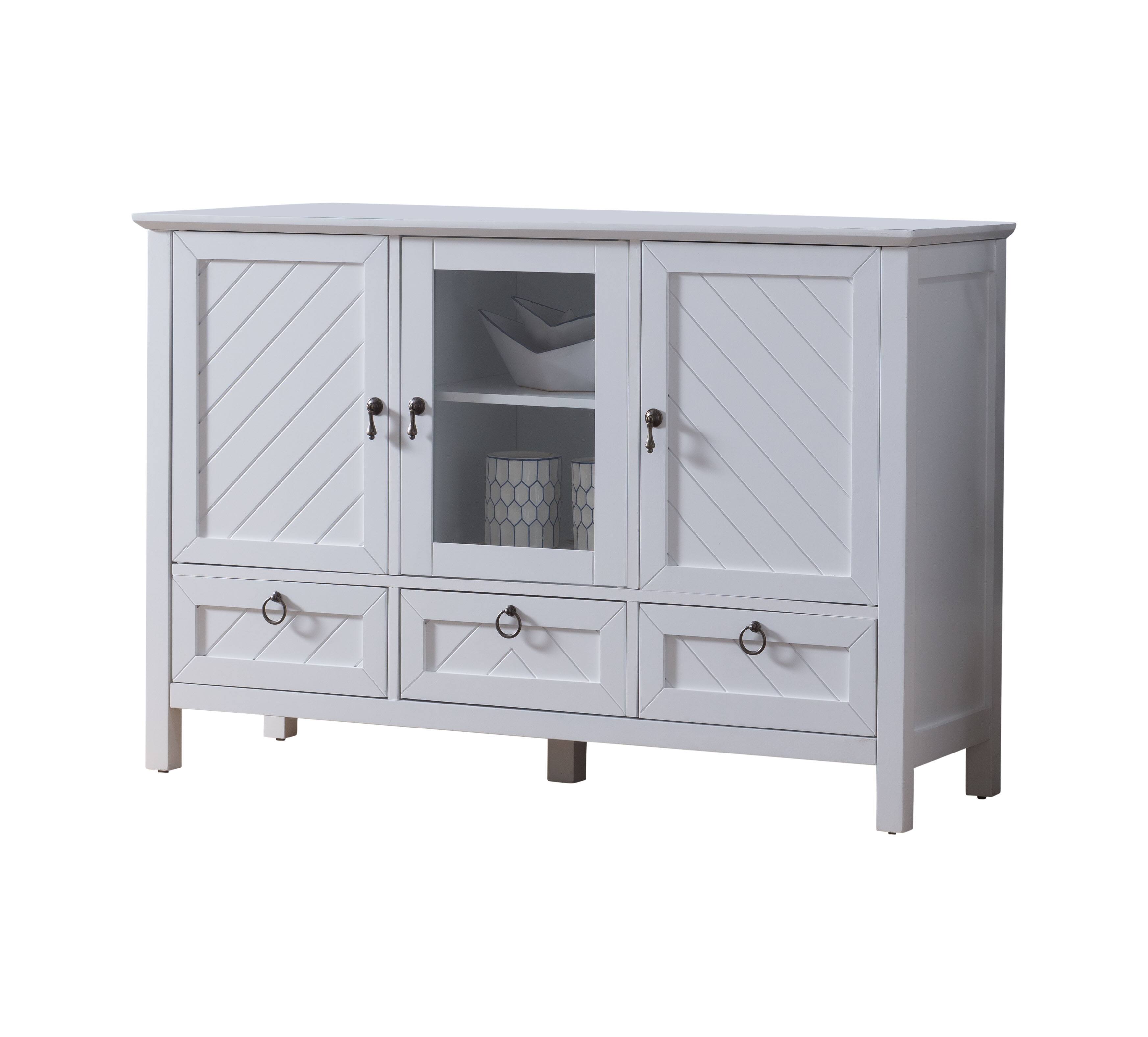 Alt View 2. Kings Brand Furniture - Kings Brand Furniture Evans Sideboard Buffet Console Table Storage Cabinets, White - White.