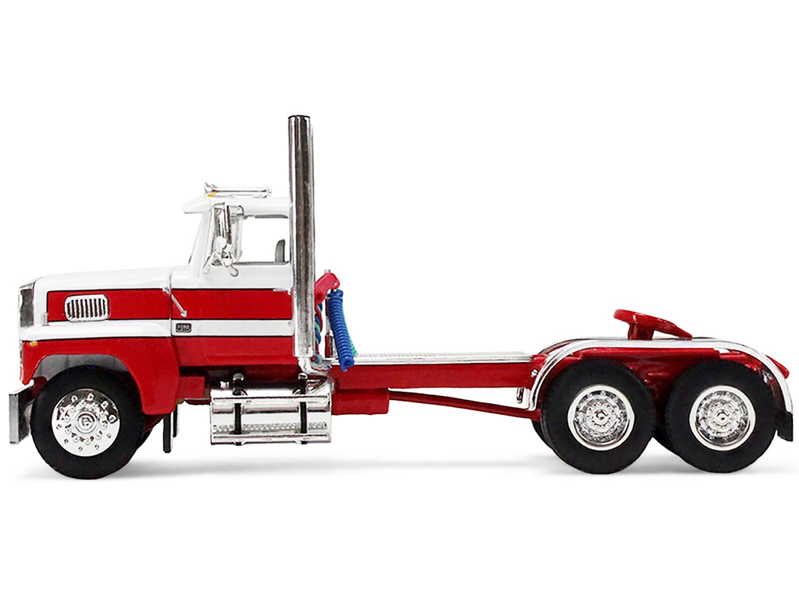 Alt View 2. First Gear - Ford LTL 9000 Trio Set (Two Day Cabs and One 60" Flat Top Sleeper) 1/64 Die Cast Models by DCP/First Gear.
