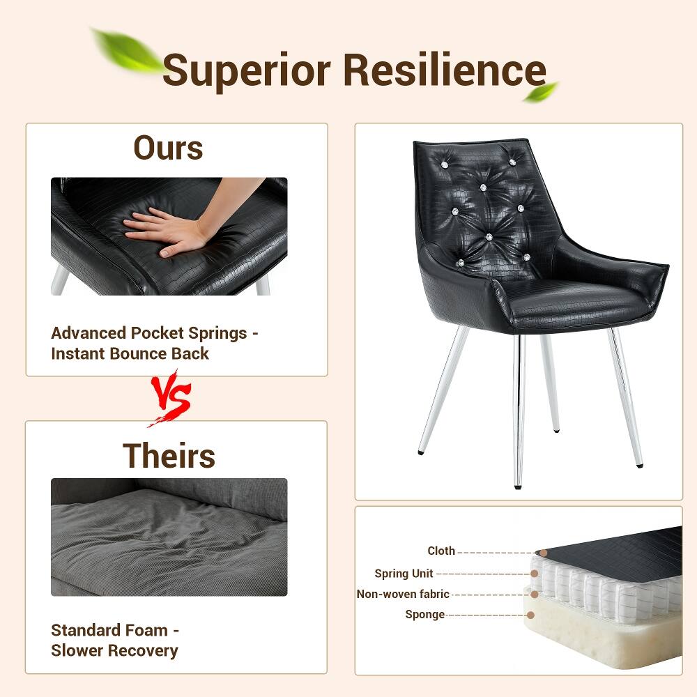 Superior Resilience

Ours
Advanced Pocket Springs - Instant Bounce Back

VS

Theirs
Standard Foam - Slower Recovery

Cloth
Spring Unit
Non-woven fabric
Sponge