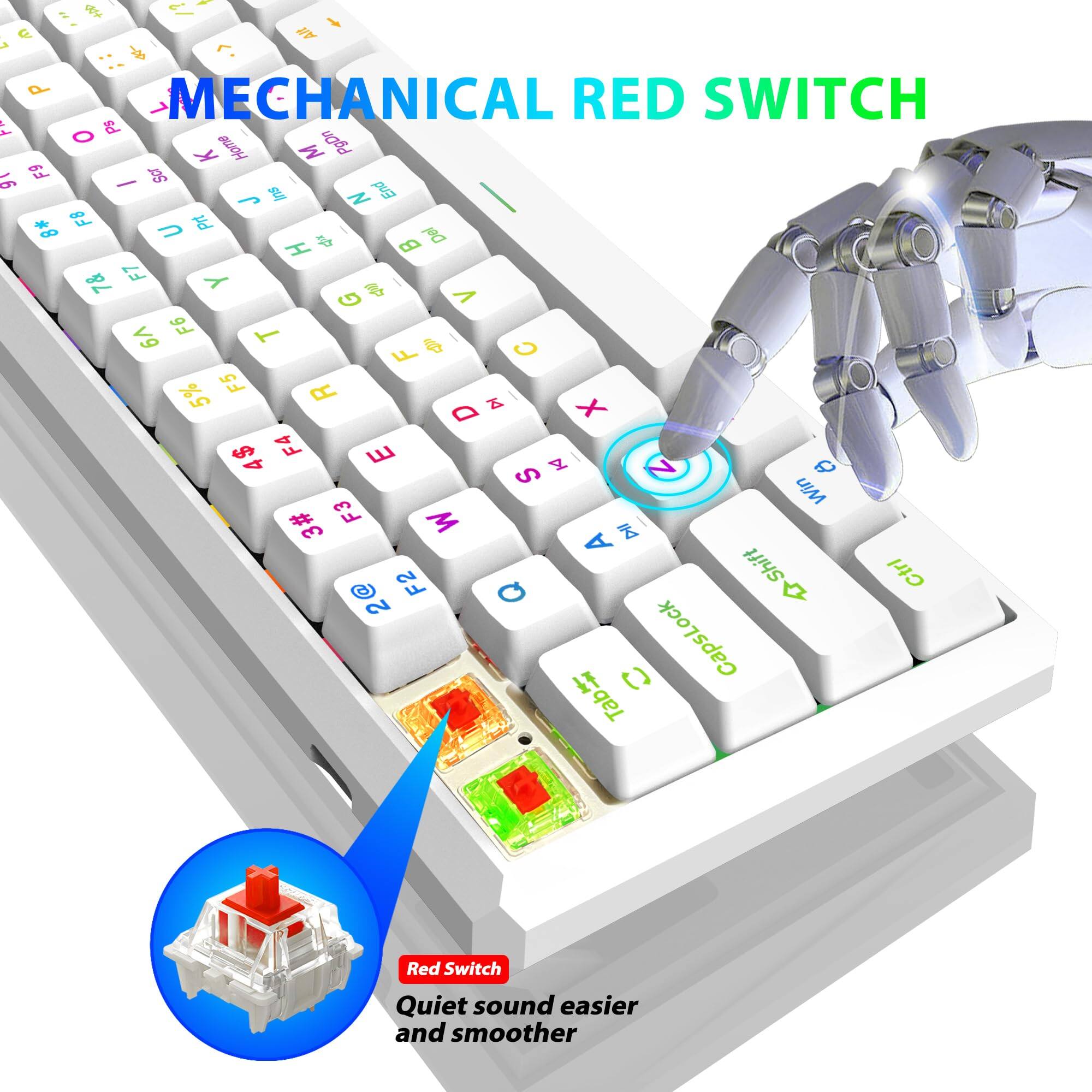 MECHANICAL RED SWITCH

Red Switch
Quiet sound, easier and smoother