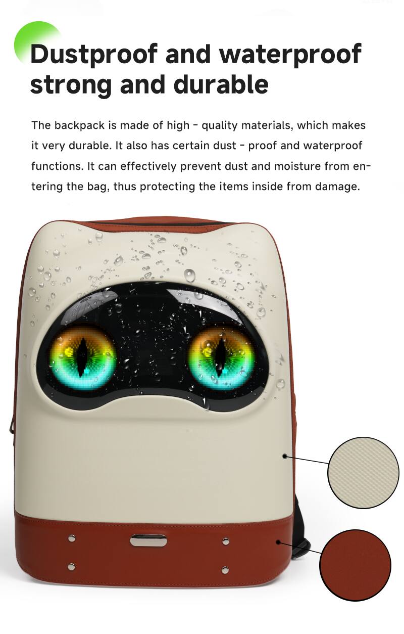 Dustproof and waterproof strong and durable

The backpack is made of high-quality materials, which makes it very durable. It also has certain dust-proof and waterproof functions. It can effectively prevent dust and moisture from entering the bag, thus protecting the items inside from damage.