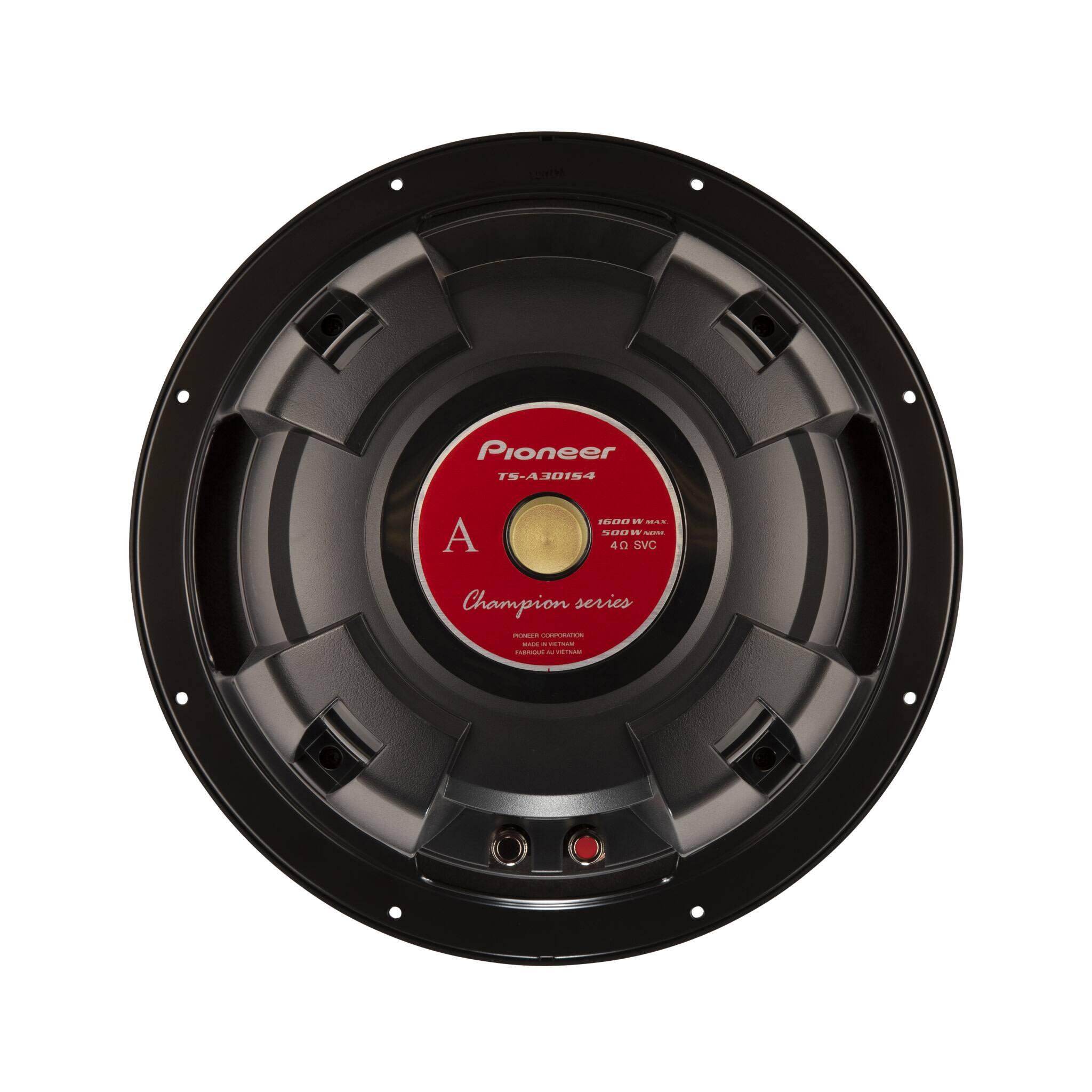 Pioneer TS-A30154  
Champion series  
1600W MAX  
500W RMS  
A  
4Ω
