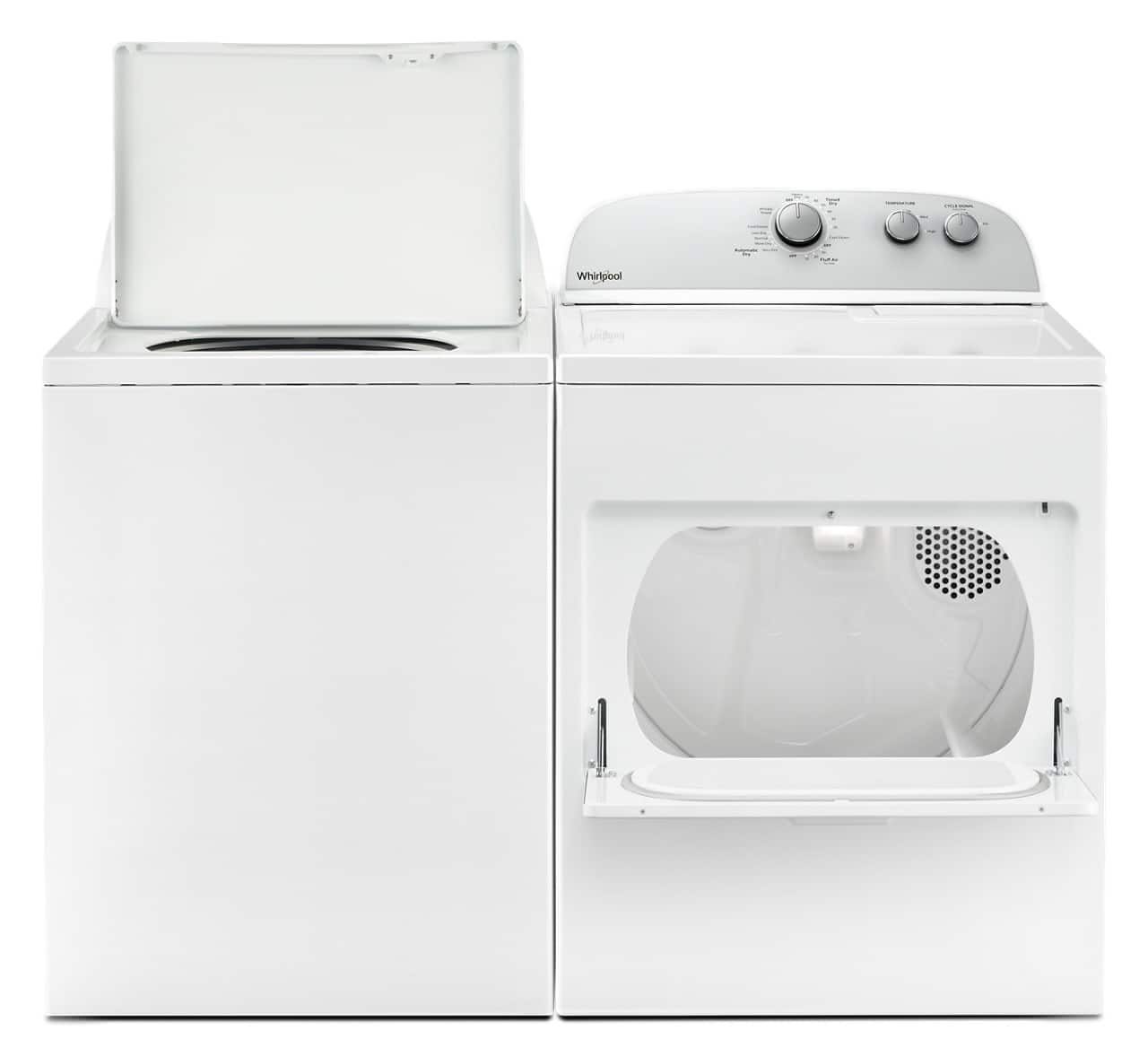 Alt View 17. Whirlpool - 3.8 Cu. Ft. High Efficiency Top Load Washer with 2 in 1 Removable Agitator - White.
