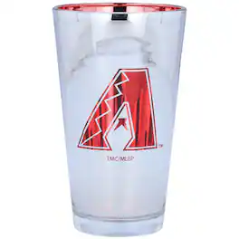 The Memory Company - Arizona Diamondbacks 16oz. Electroplated Pint Glass - Multicolor