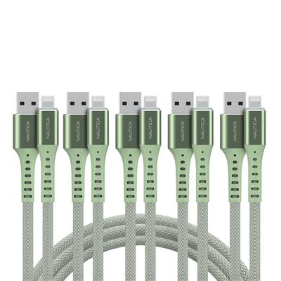 Nautica Pack 10 ft Lightning to USB A Cable MFi Certified