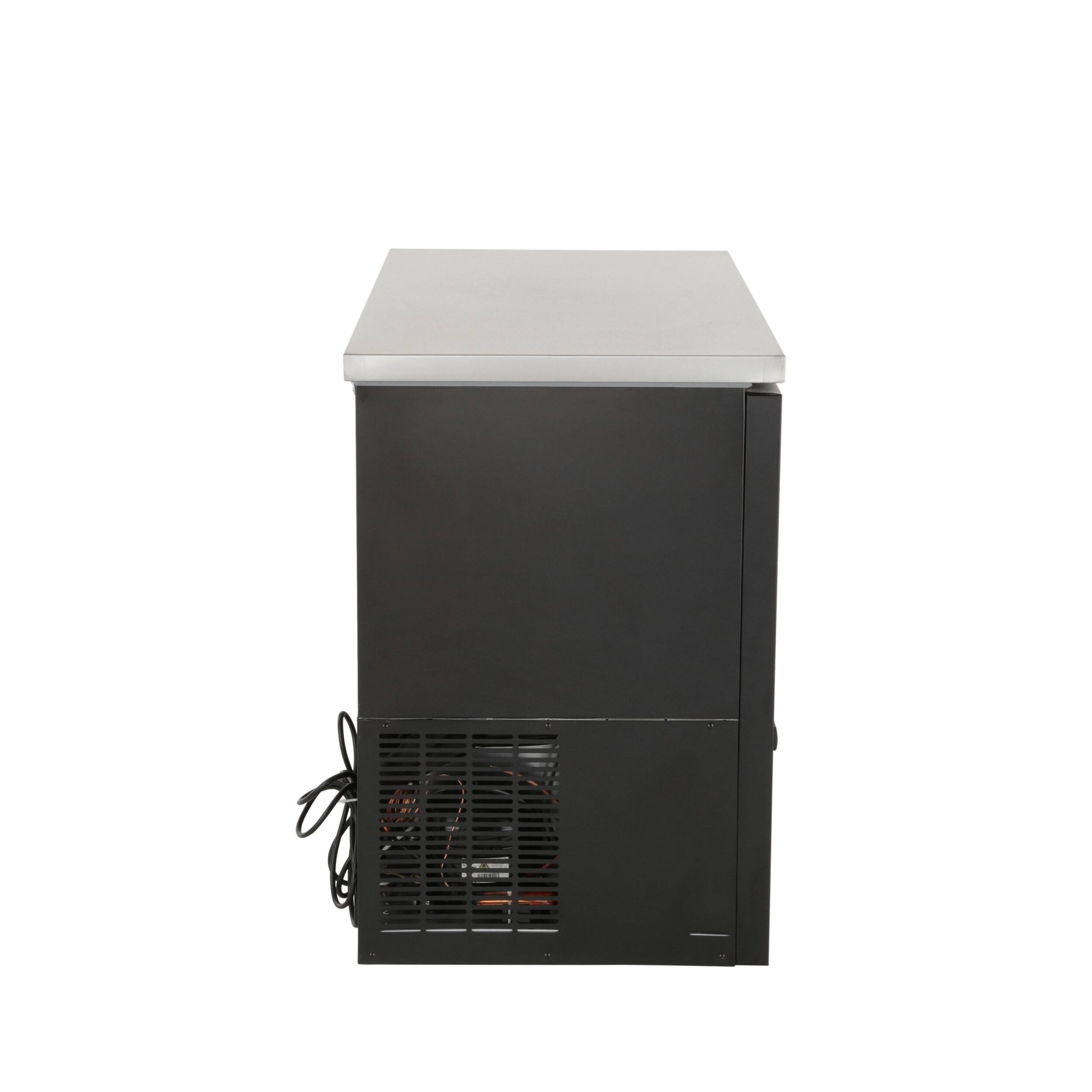 Alt View 8. Magic Chef - Commercial 12 cu. ft. 2-Door Under Bar Specialty Refrigerator in Black - Black.