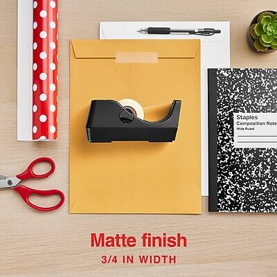 Staples Composition Note  
Wide Ruled  
Matte Finish  
3/4 IN WIDTH