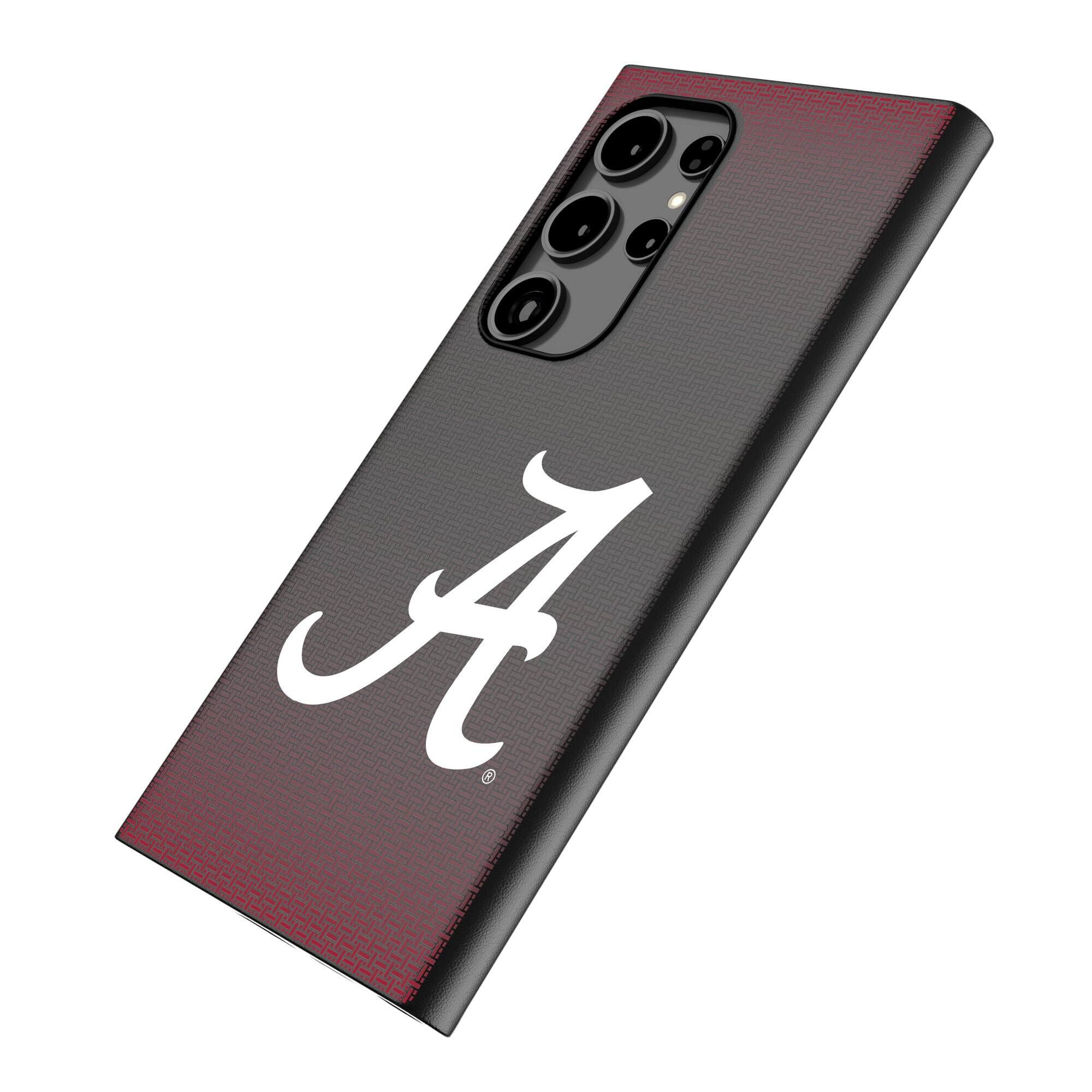 Alt View 1. Keyscaper - Alabama Crimson Tide Script A Galaxy Magnetic Bump Case - S24 - Black.