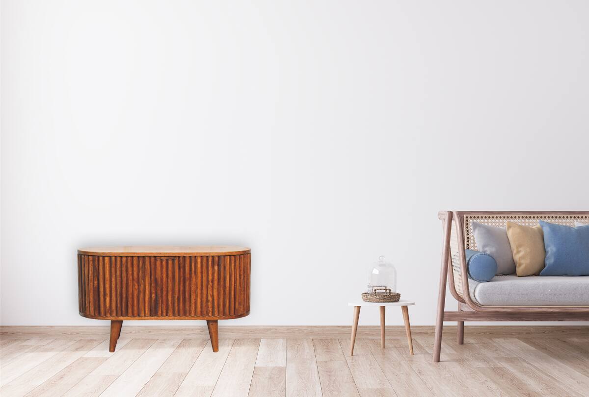 Alt View 6. Artisan Furniture - Artisan Furniture Solid Wood Reeve Blanket Box, Dark Brown - Dark Brown.