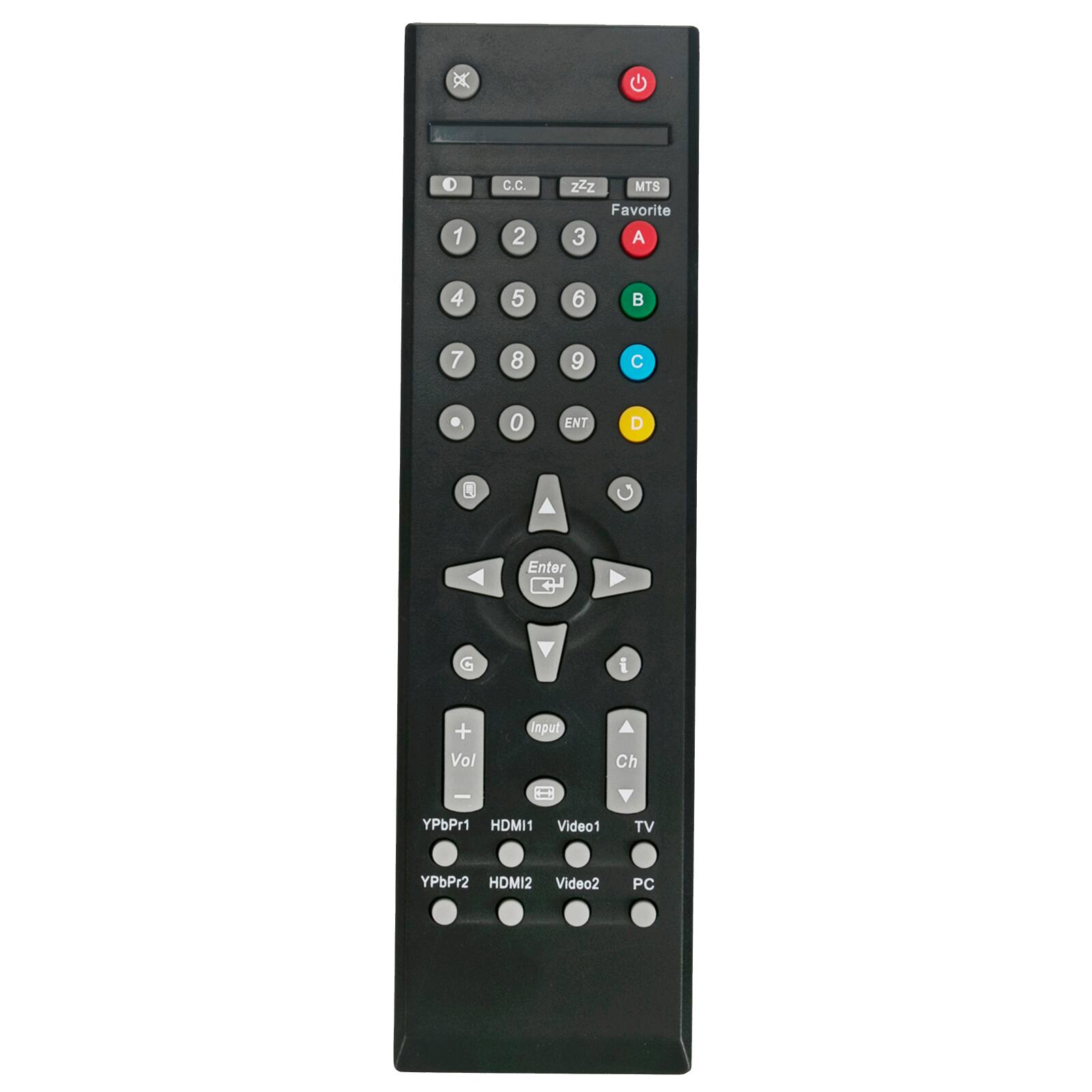 x O 1 C.C. 2 zZz MTS Favorite 3 A 4 5 6  7 8 9 C 0 ENT D E G Enter + C i + Vol Input Ch e YPbPr1 HDMI1 Video1 TV YPbPr2 HDMI2 Video2 PC