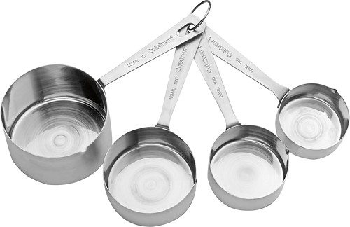 Angle View: Cuisinart - Measuring Cups - Silver