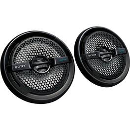 Sony - 6-1/2" 2-Way Coaxial Car/Marine Speakers with Dual Cones (Pair) - Black