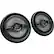 Front. Sony - 6-1/2" 2-Way Coaxial Car/Marine Speakers with Dual Cones (Pair) - Black.