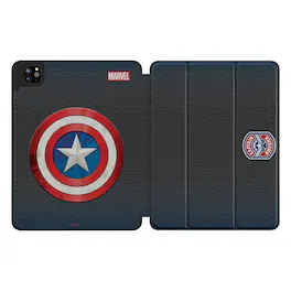 Keyscaper - Marvel Grid Tablet Case - Apple iPad (10th Gen) - Captain America