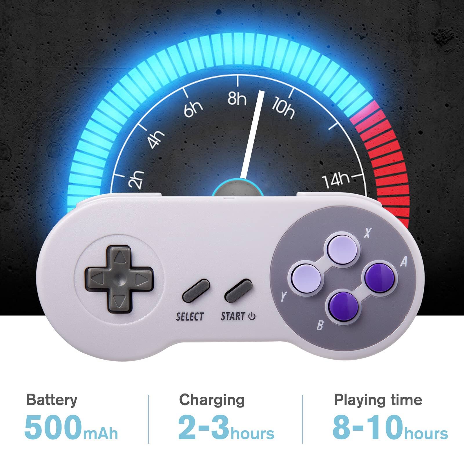Battery: 500 mAh  
Charging: 2-3 hours  
Playing time: 8-10 hours