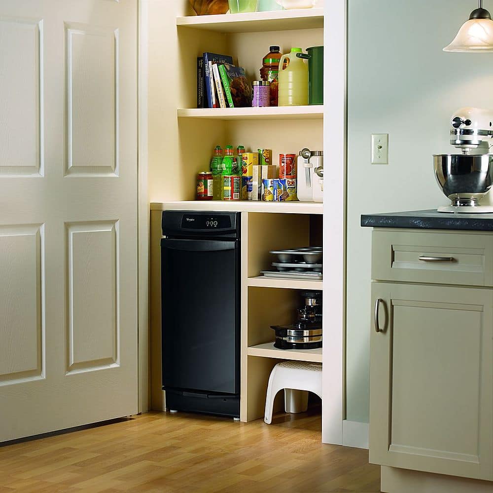 Alt View 11. Whirlpool - Gold 1.4 Cu. Ft. Convertible Trash Compactor - Black.