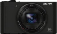 Front Zoom. Sony - DSC-WX500 18.2-Megapixel Digital Camera - Black.