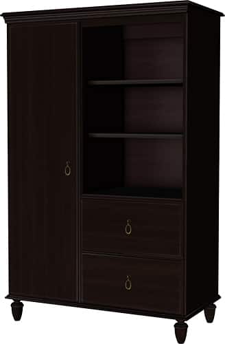 Front. Southwest - Moonlight Door Chest - Dark Mahogany.