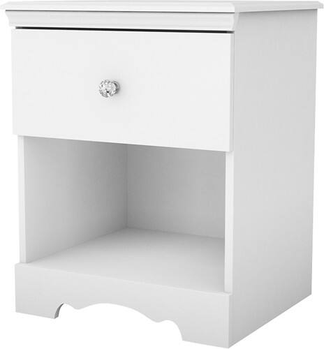 Front Standard. South Shore - Crystal Night Stand.